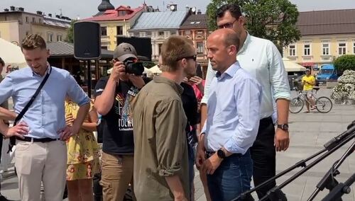 [video] Awantura podczas spotkania Budki z wyborcami. "Co zrobiłeś dobrego dla Polski?"