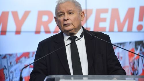 Prezes PiS Jarosław Kaczyński