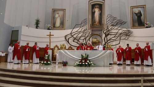 XXII Ogólnopolska Pielgrzymka Kolejarzy do Sanktuarium Bożego Miłosierdzia w Krakowie Łagiewnikach