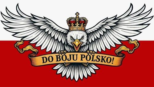 Grafika z patriotyczną oprawą