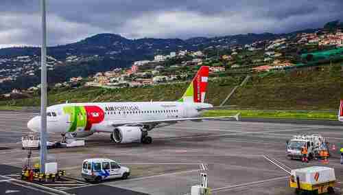 Lotnisko w Funchal na Maderze