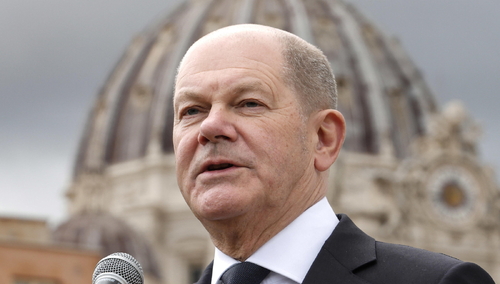 Olaf Scholz w Watykanie