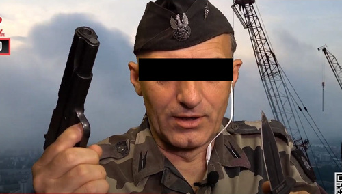 Obraz transmisji z udziałem Wojciecha O.