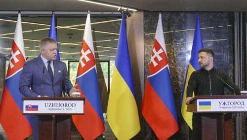 Robert Fico, Wołodimir Zelenski