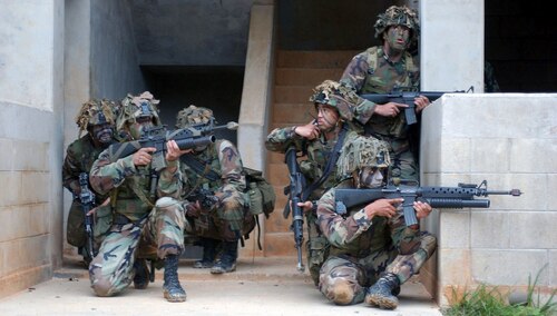 Amerykańscy marines podczas ćwiczeń