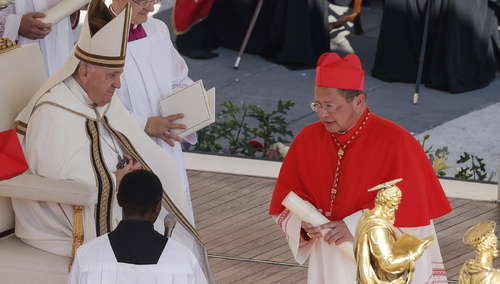 Papież Franciszek i kard. Grzegorz Ryś