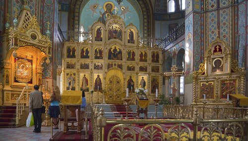 Wnętrze sobory Narodzenia Pańskiego w Rydze