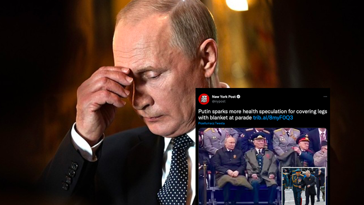 Nowe doniesienia o stanie zdrowia Putina! Sprawdzono nagrania z parady