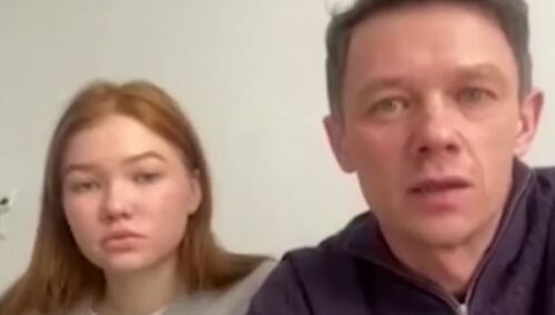 Darya Dolidovich z ojcem Siergiejem