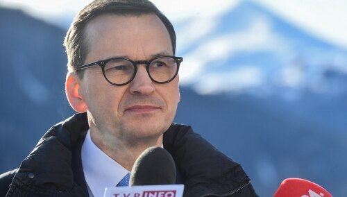 Premier Mateusz Morawiecki w Davos
