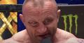 Mariusz Pudzianowski tuż po przegranej walce z Arturem Szpilką