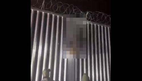 Granica polsko-białoruska. Imigrant podczas próby przedostania się do Polski zaklinował się na płocie