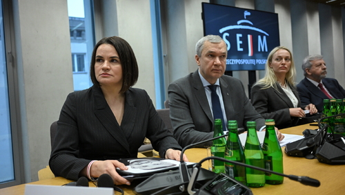 Swiatłana Cichanouska, Paweł Łatuszka