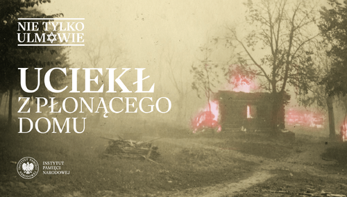 "Uciekł z płonącego domu"