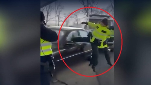 Brutalna interwencja niemieckiej policji