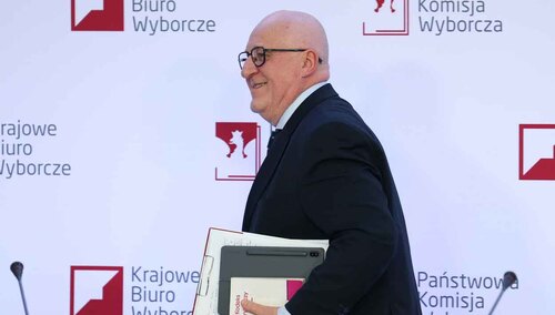 Szef PKW Sylwester Marciniak