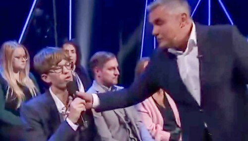 Marek Czyż wyrwał mikrofon działaczowi Konfederacji