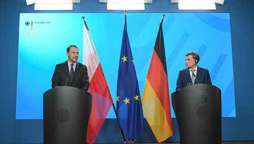 Radosław Sikorski i Johann Wadephul