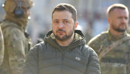 Prezydent Ukrainy Wołodymyr Zełenski