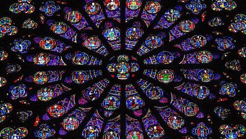 Rozeta katedry Notre Dame