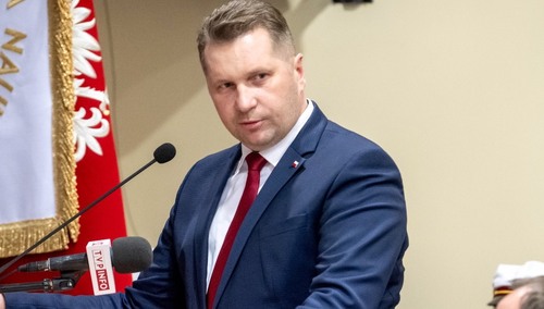 Minister edukacji Przemysław Czarnek