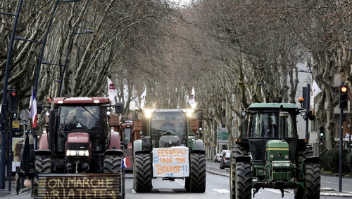 Protest francuskich rolników