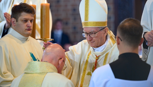 kard. Pietro Parolin, abp Tomasz Grysa