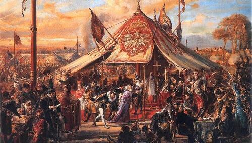 Jan Matejko, Potęga Rzeczypospolitej u zenitu. Złota wolność