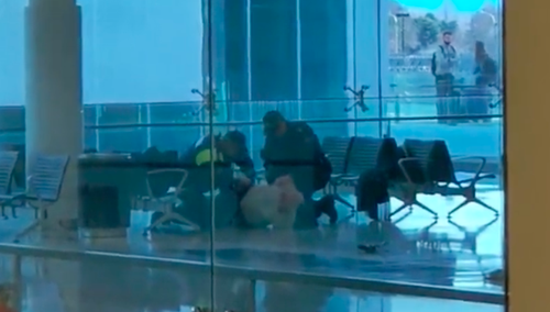 „Wszyscy chowali się za krzesłami, ludzie biegali". Strzały na australijskim lotnisku [WIDEO]