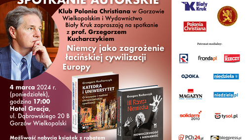 Spotkanie autorskie z prof. Grzegorzem Kucharczykiem