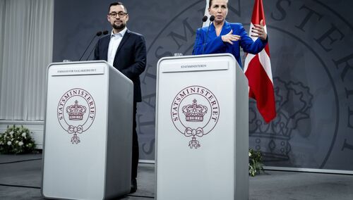 Premier Grenlandii Mute Bourup Egede i Danii Mette Frederiksen