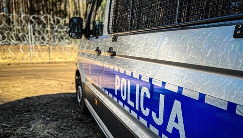 Policja na granicy polsko-białoruskiej
