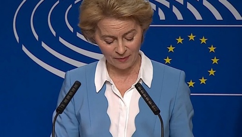 Przewodnicząca Komisji Europejskiej Ursula von der Leyen.