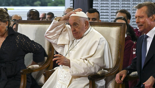 Od lewej: papież Franciszek, Henri, Wielki Książę Luksemburga