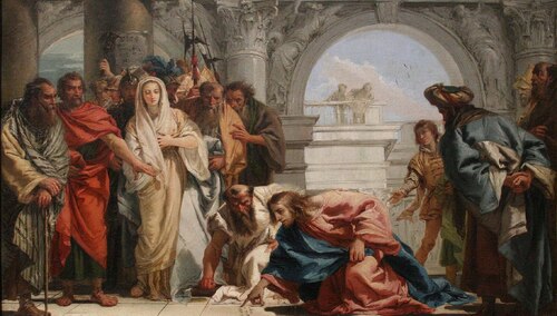 Jezus i kobieta cudzołożna