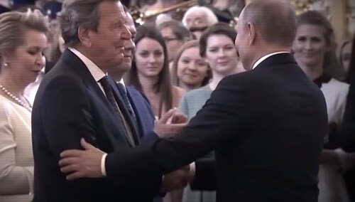 Schroeder spotkał się z Putinem