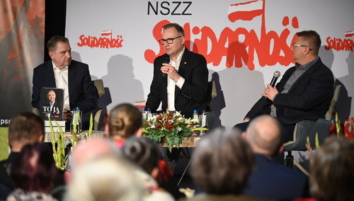 Spotkanie z Andrzejem Dudą i Piotrem Dudą w Zakopanem