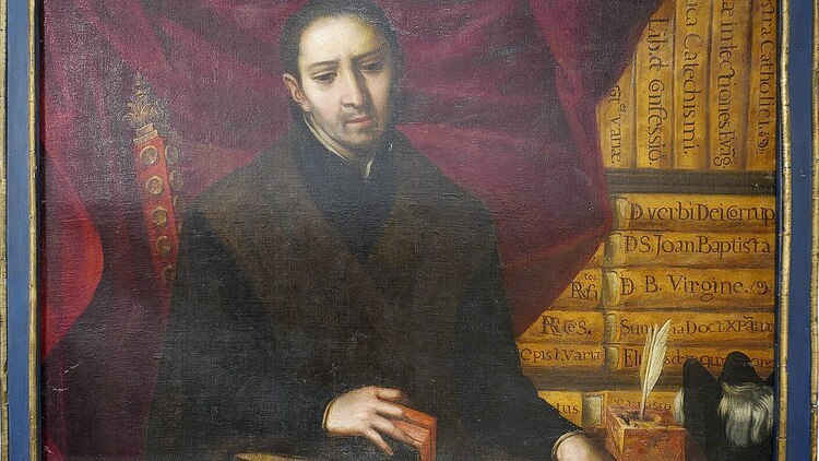 Św. Piotr Kanizjusz pędzla Juana de Sevilla Romero (1670).