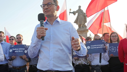 TYKOCIN WIZYTA PREMIERA MATEUSZA MORAWIECKIEGO