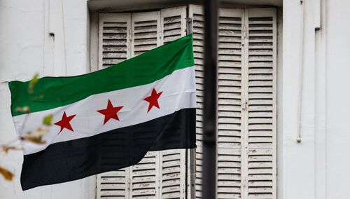 flaga syryjskich opozycjonistów