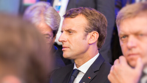 Prezydent Francji Emmanuel Macron