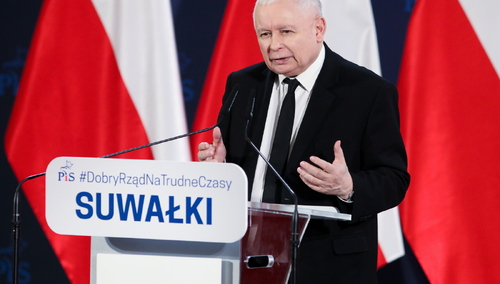 Jarosław Kaczyński w Suwałkach