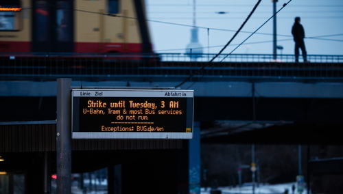 Niemcy, strajk transportu publicznego