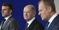 Emmanuel Macron, Olaf Scholz, Donald Tusk