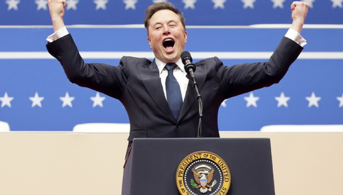 Elon Musk w Capital One Arena