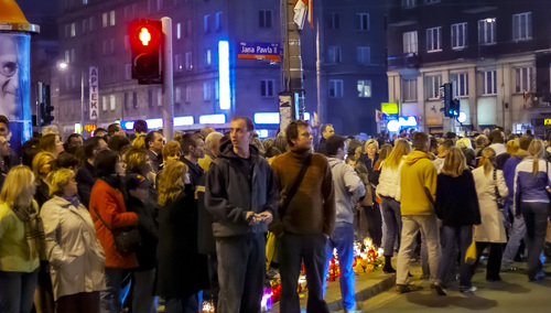 Marsz po śmierci Jana Pawła II