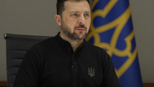 Prezydent Ukrainy Wołodymyr Zełenski