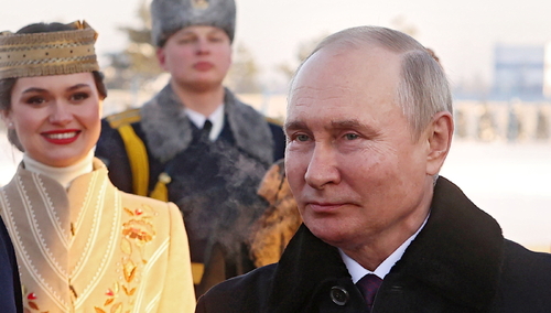 Władimir Putin na Białorusi