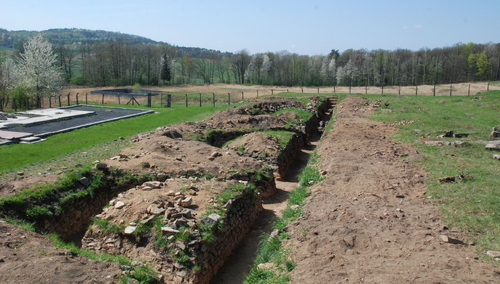 Prace poszukiwawcze prowadzone przez IPN na terenie obecnego Muzeum Gross-Rosen w Rogoźnicy. Fot. IPN