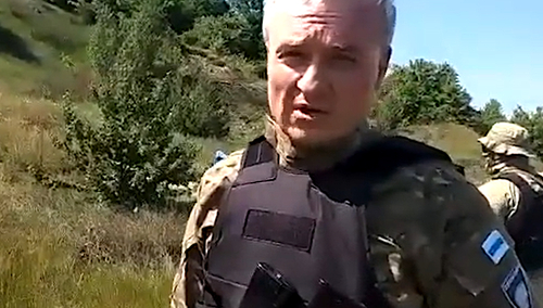 Igor Wołobujew w legionie "Wolność Rosji"